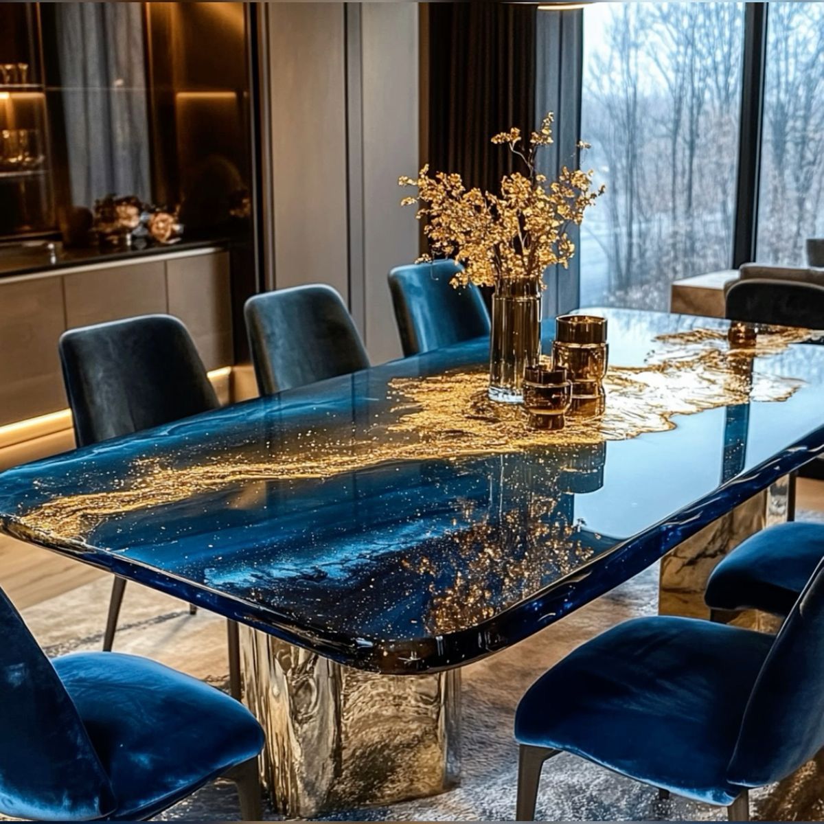 Custom Epoxy Table