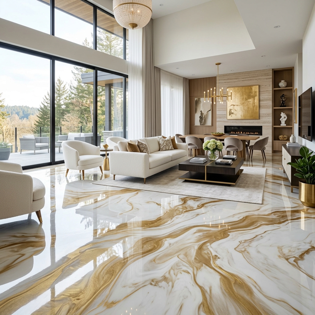 Metallic Flooring